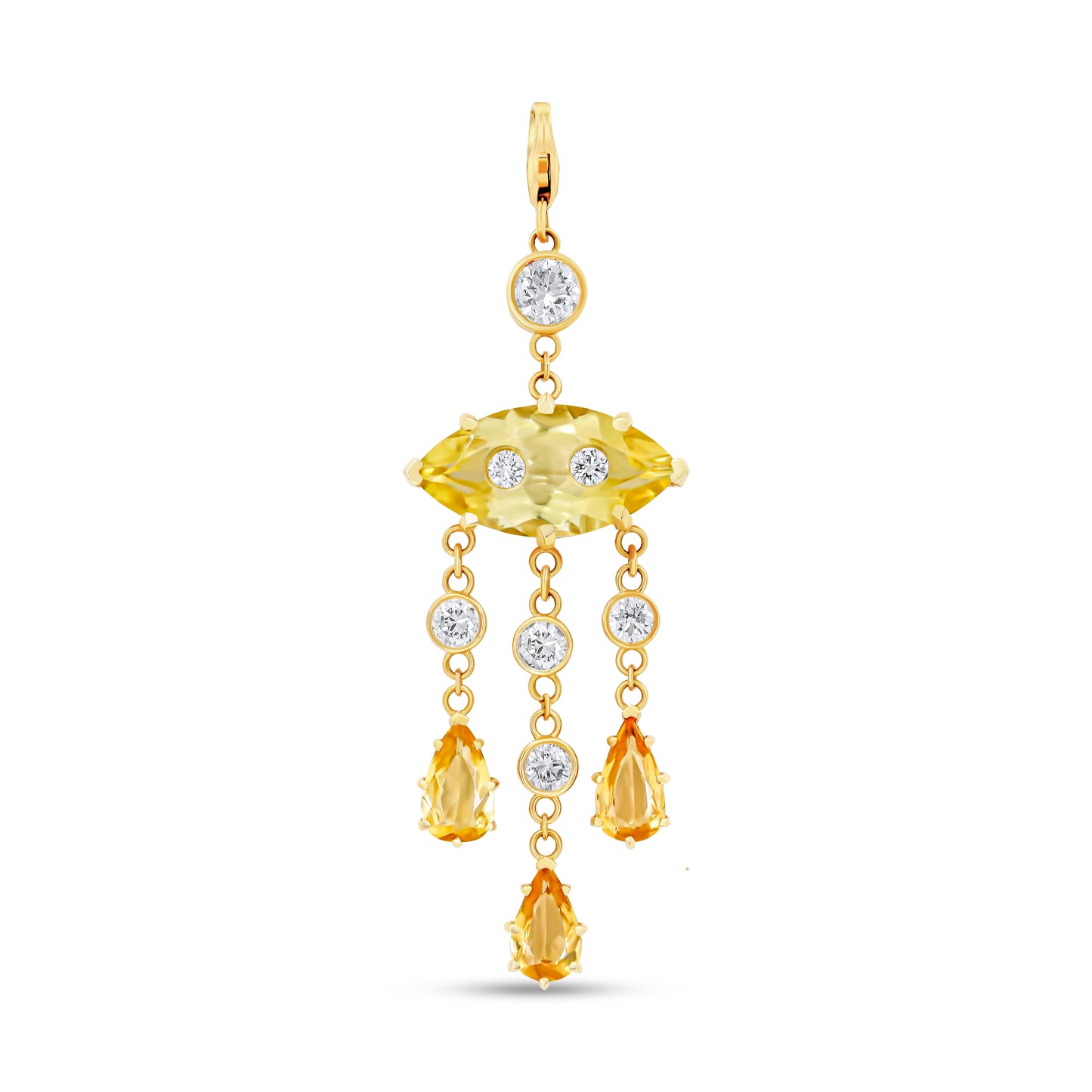 Linéa Diamond, Citrine & Imperial Topaz Necklace