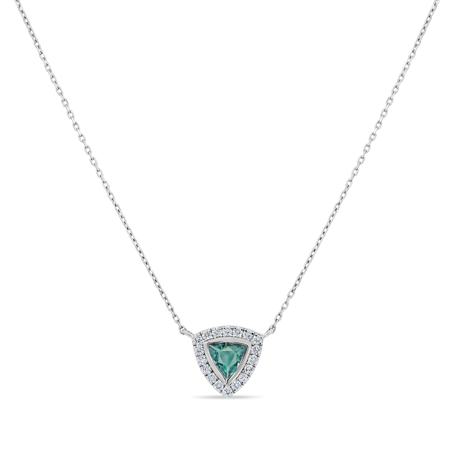 Tourmaline & Diamonds Necklace