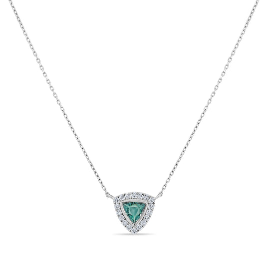 Tourmaline & Diamonds Necklace