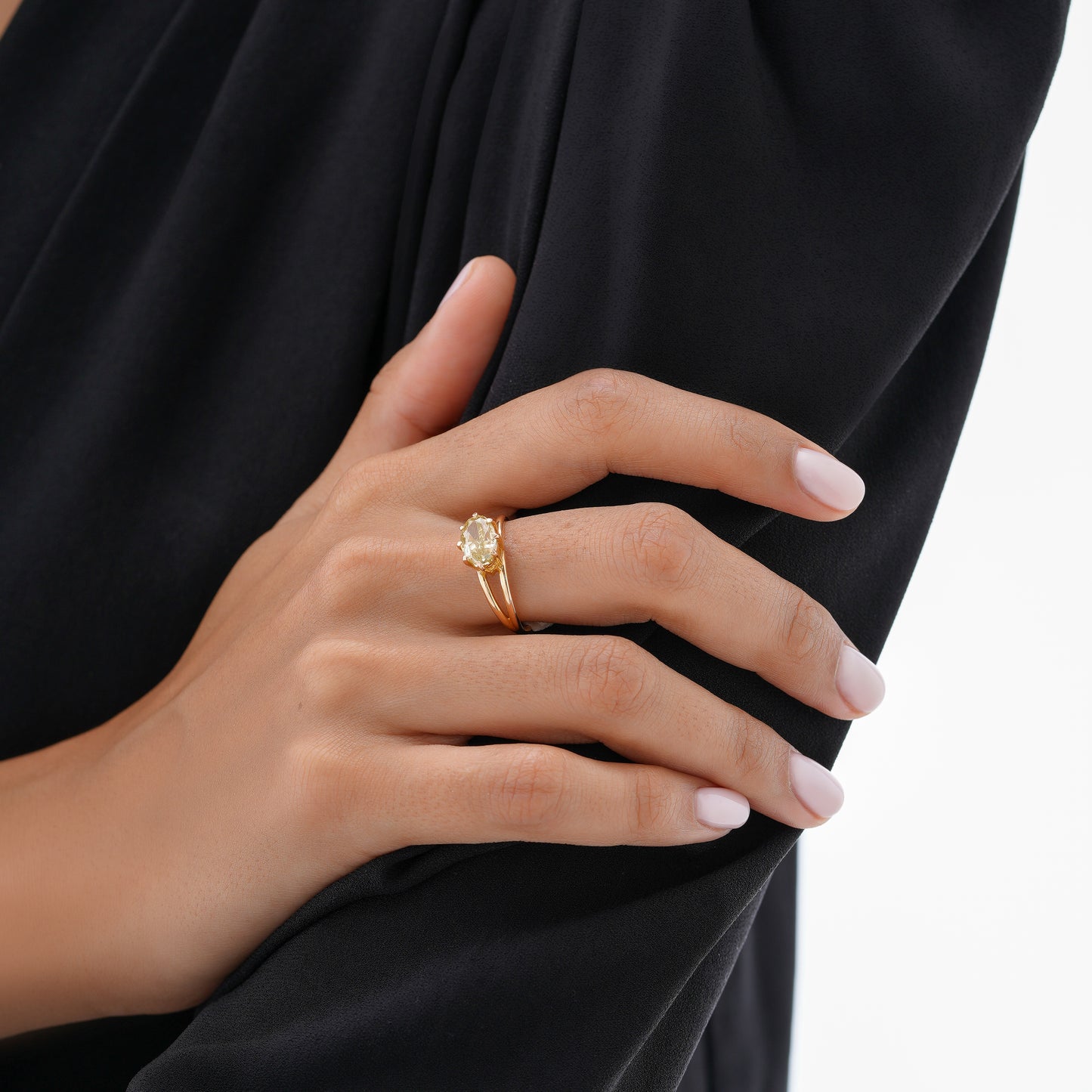 Sunset Infinity Ring