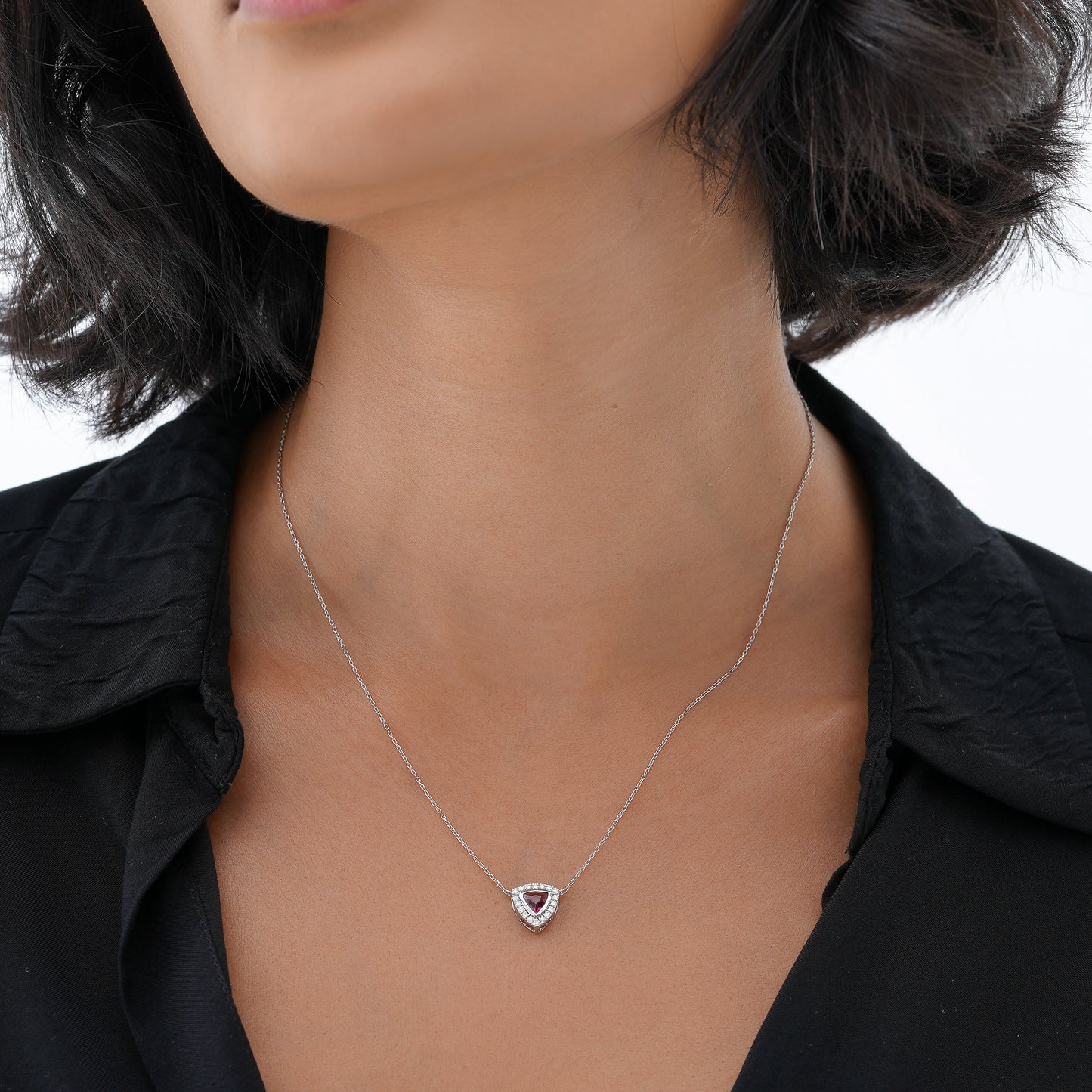 Tourmaline & Diamonds Necklace