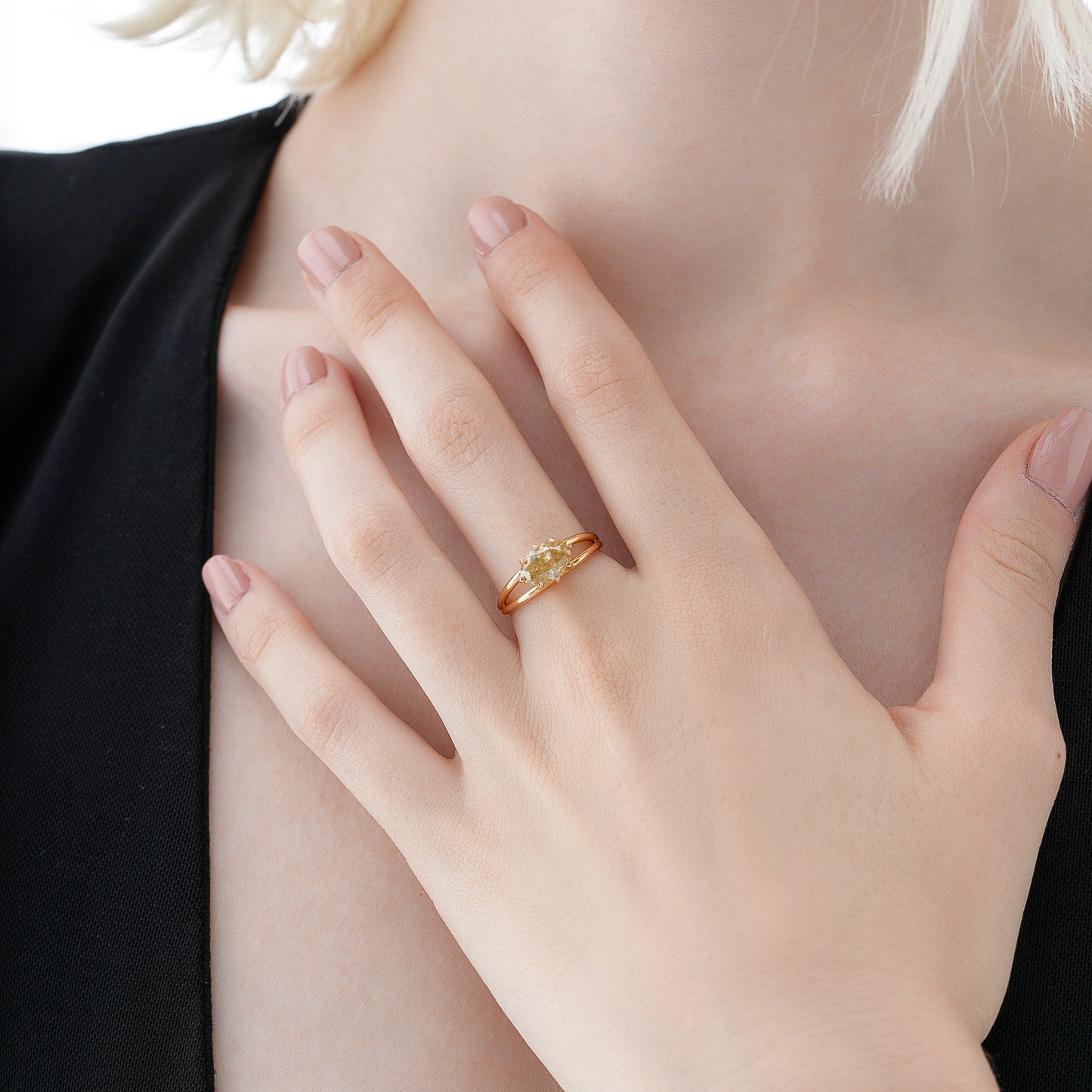 Sunset Infinity Ring