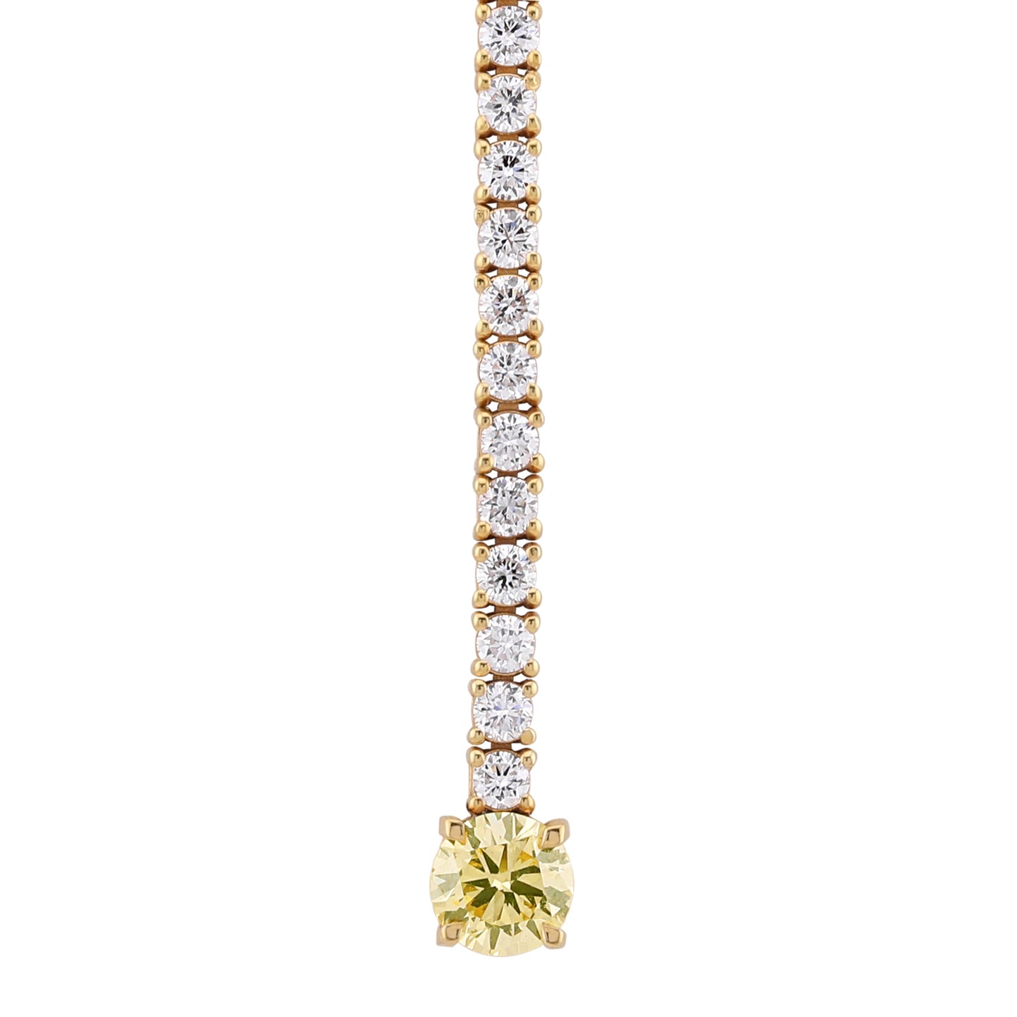 Linéa Necklace in Yellow Gold with Fancy Yellow Diamond
