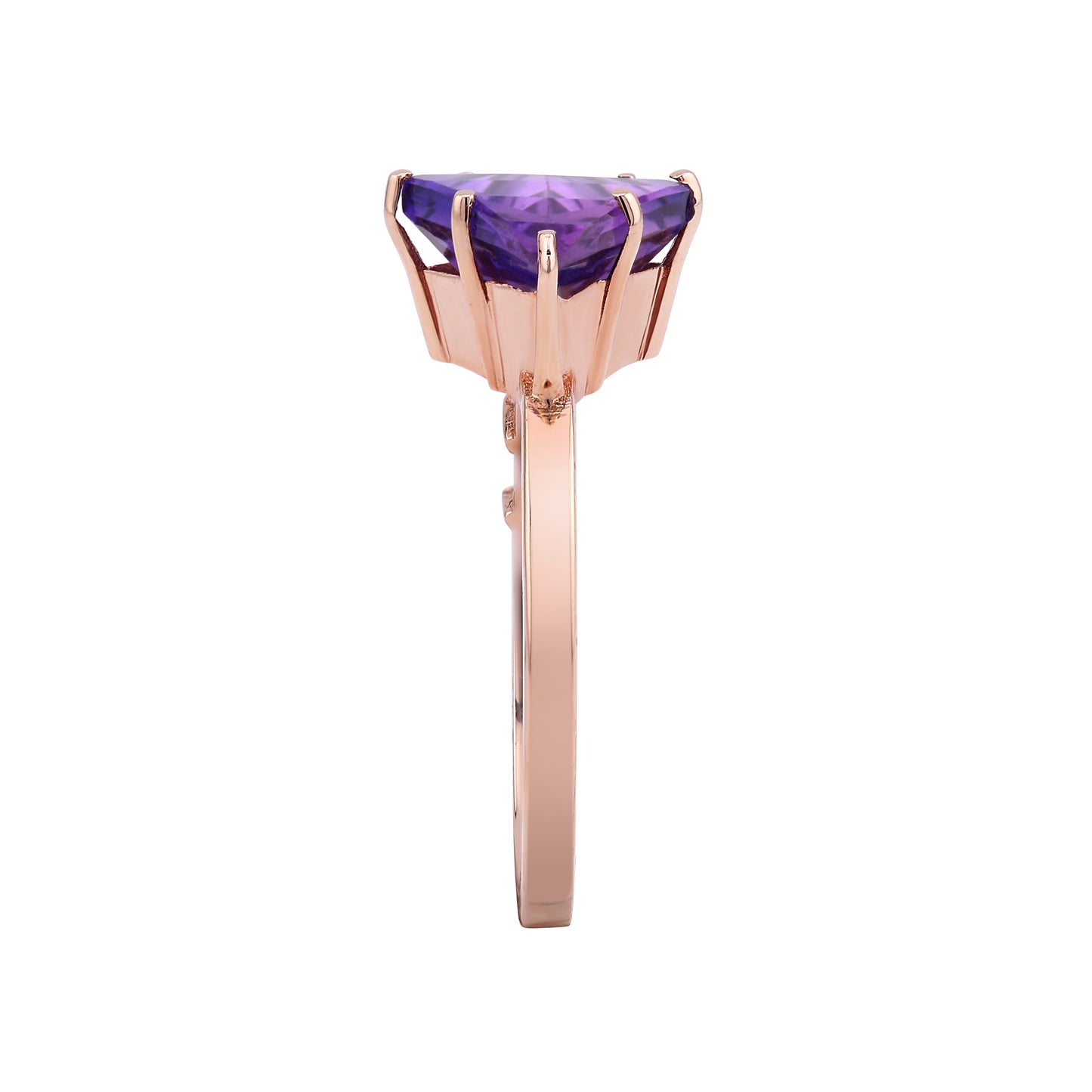 Linéa Amethyst and Diamond Pinky Ring